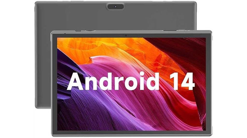 10 inch android tablet specs