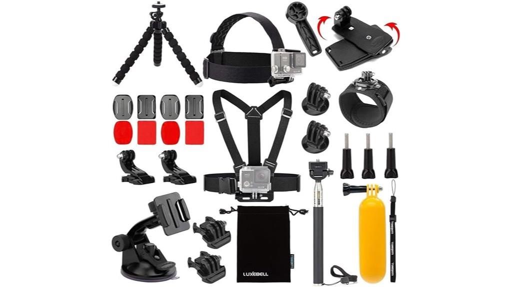 action camera accessory kit