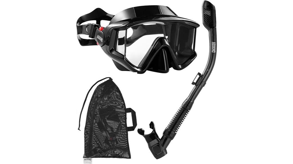 adult snorkeling gear set