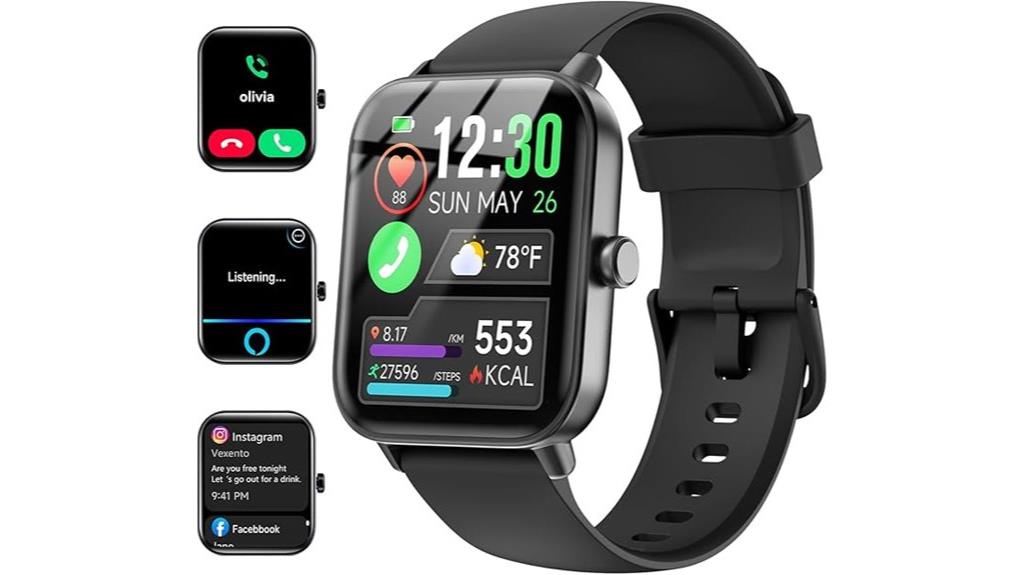 alexa enabled fitness smartwatch