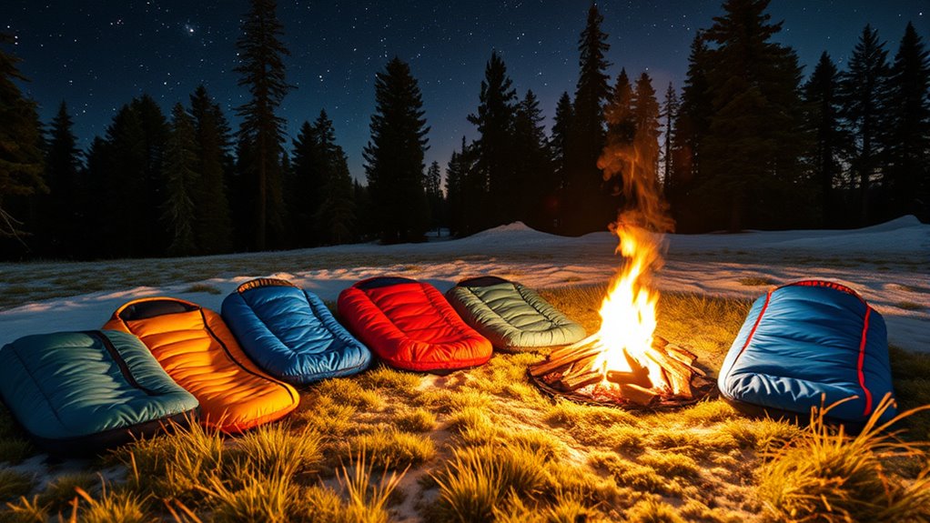 all season sleeping bag selection