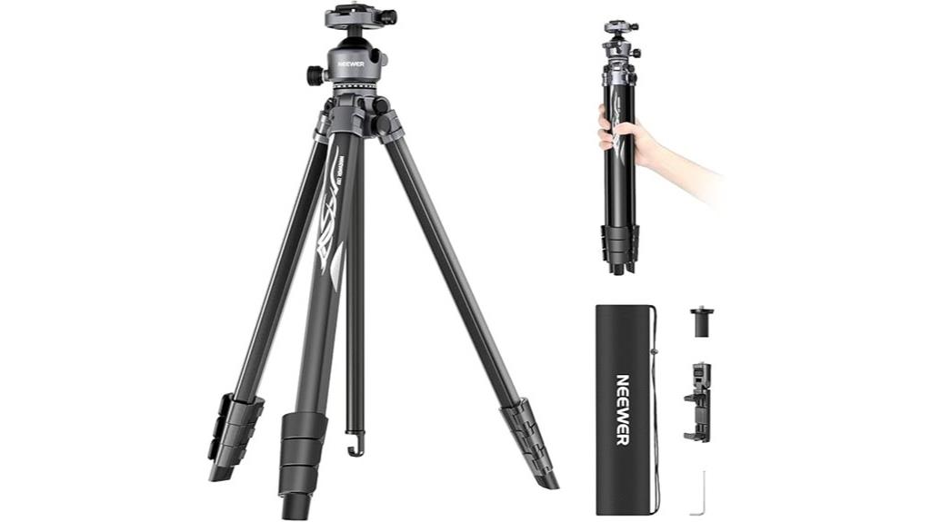 aluminum camera travel tripod