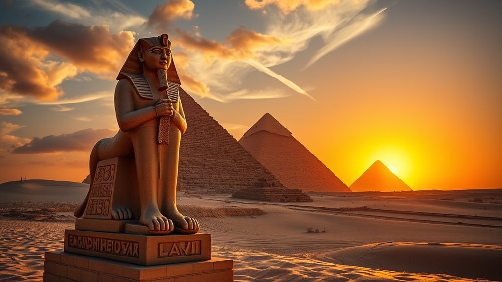 ancient egyptian pyramid builder