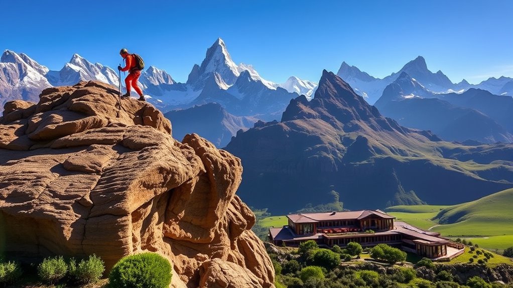 andes distinctive geological formations