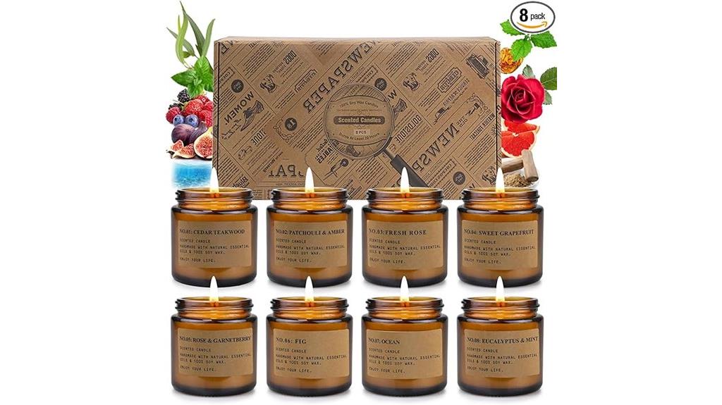 aromatherapy candle set bundle