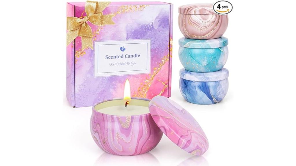aromatherapy scented candle gift