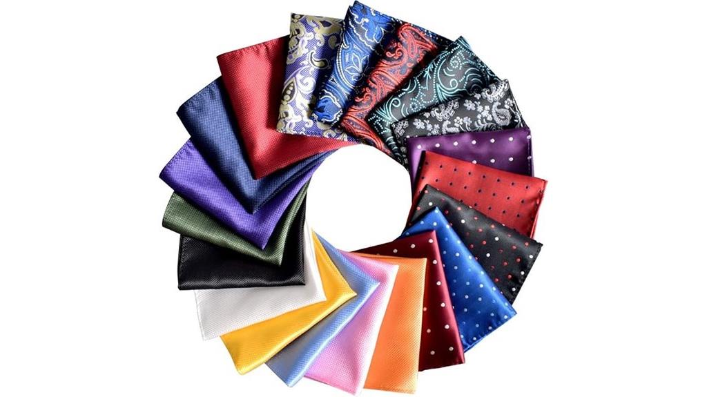 assorted men s pocket squares
