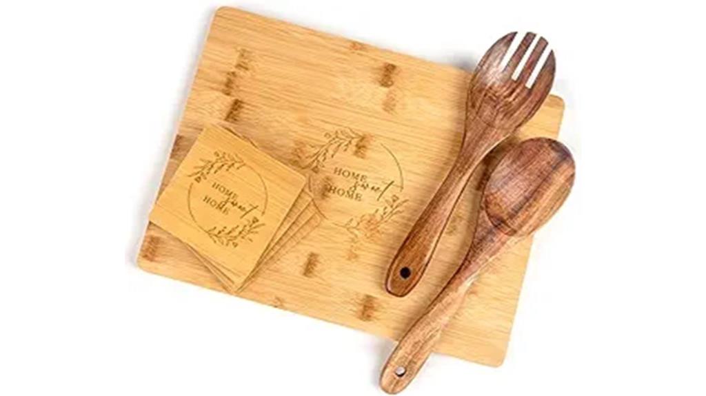 bamboo cutting board set