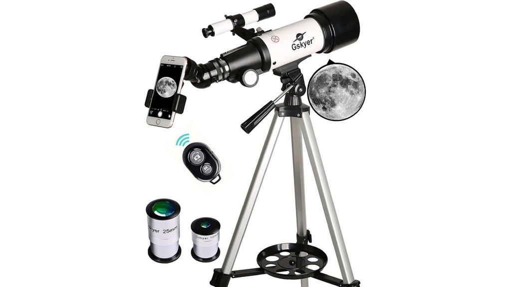 beginner friendly astronomical telescope