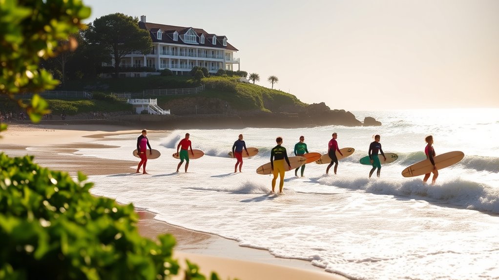 beginner surf lessons available