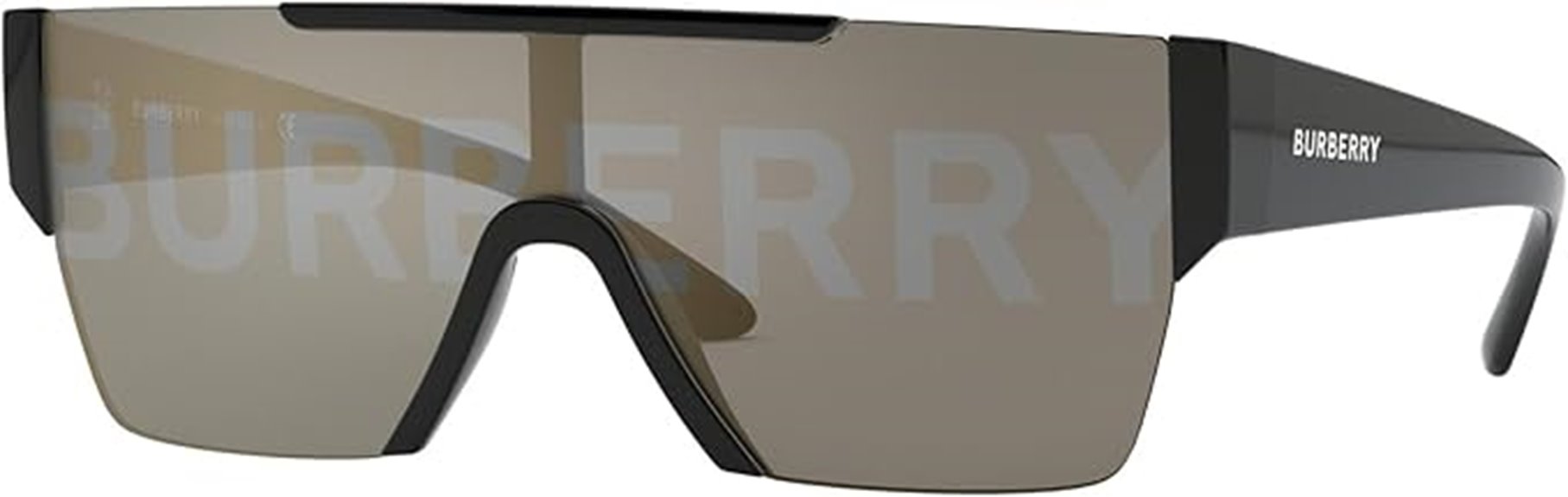 burberry black rectangle sunglasses