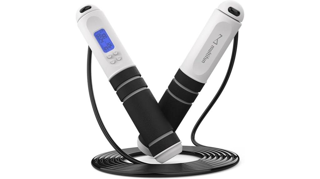 calorie counting adjustable jump rope