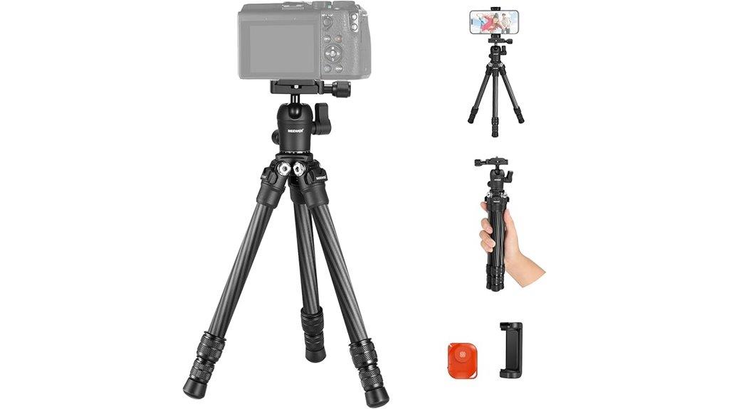 carbon fiber iphone tripod