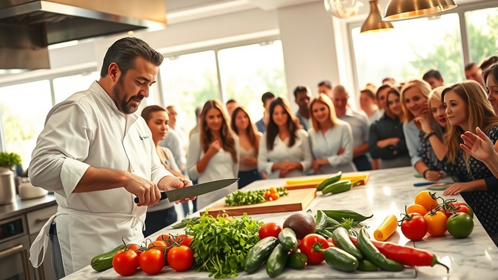 celebrity chefs teaching classes