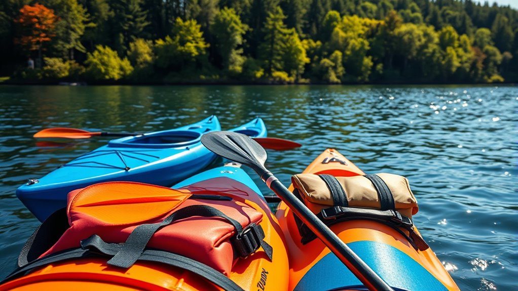 choosing kayaks and paddles