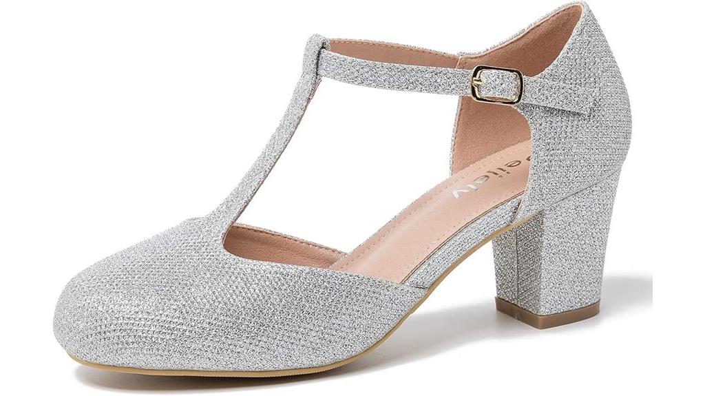 chunky heel mary janes