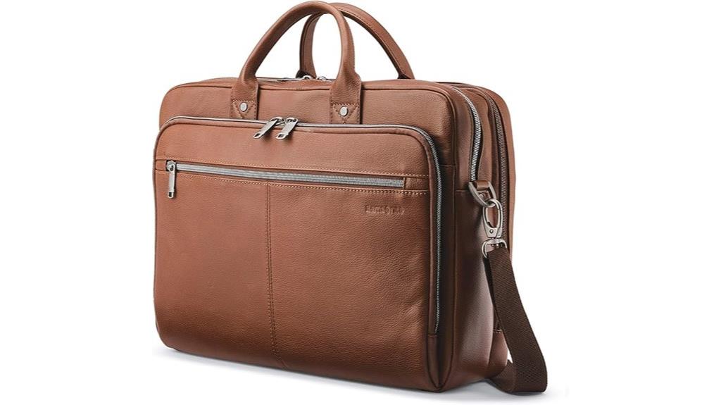 classic leather briefcase design