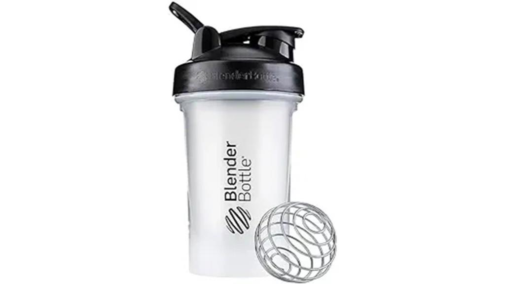 classic shaker bottle design