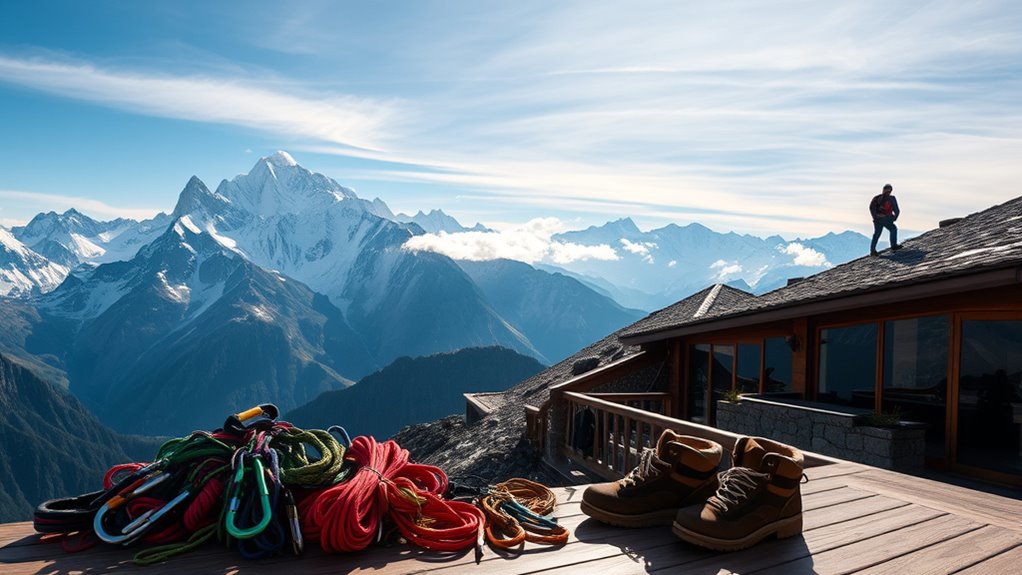 climbing gear and readiness