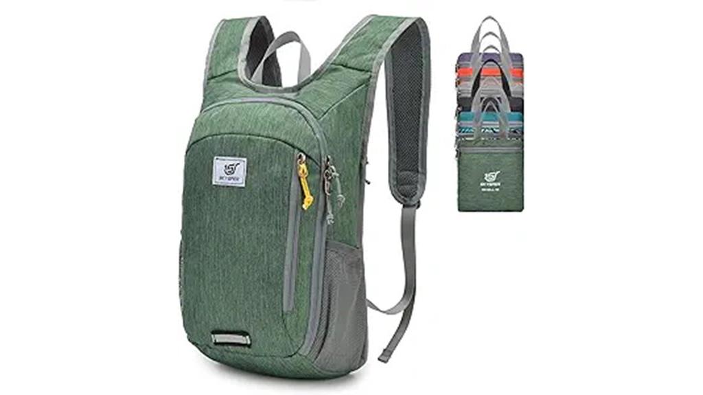 compact hiking daypack 10l