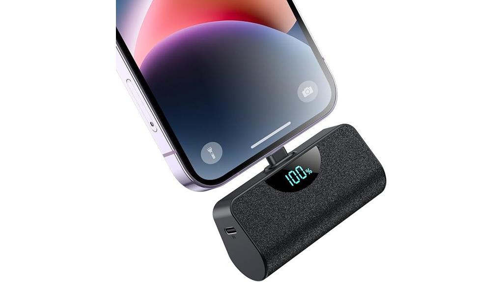 compact iphone power bank