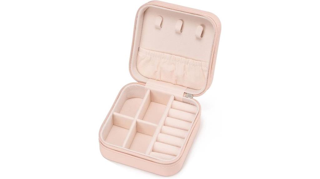 compact jewelry travel organizer