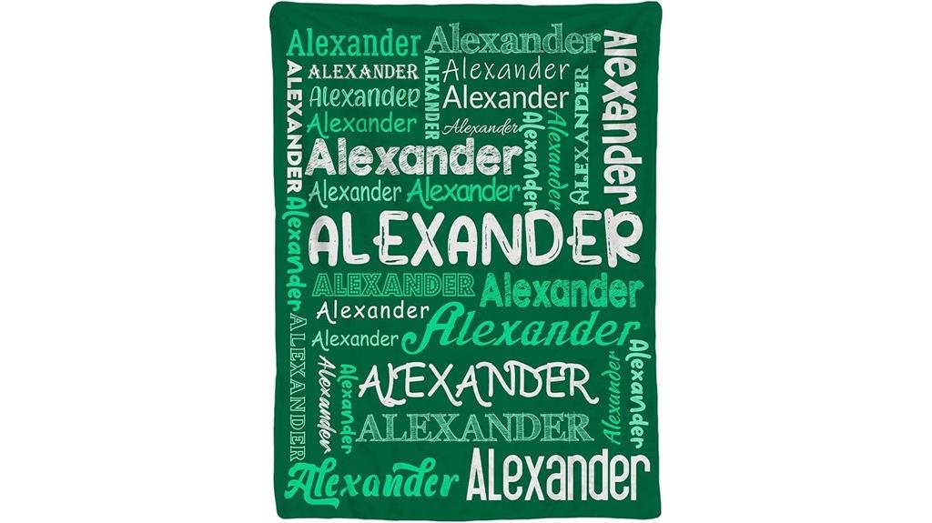 customizable newborn baby blanket