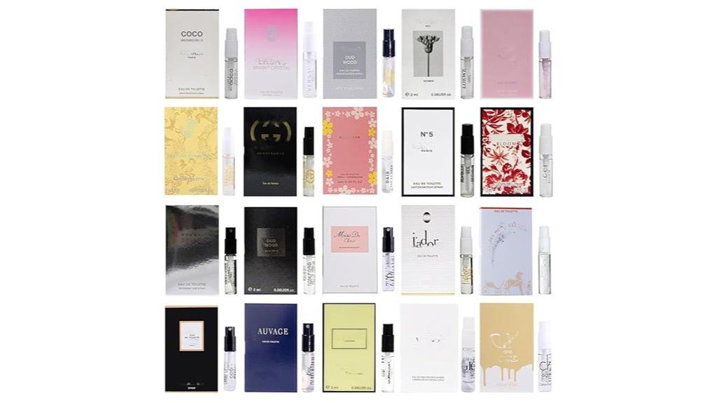 designer fragrance sample set