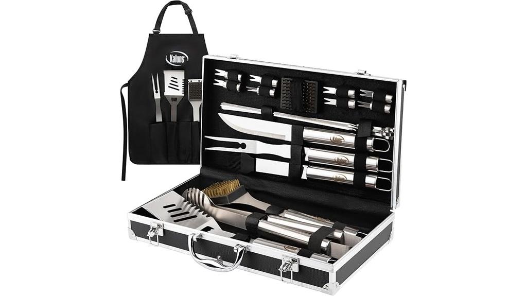 durable stainless steel grilling tools