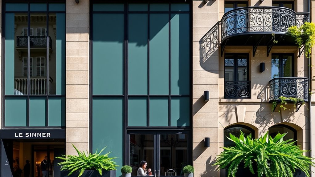 eclectic architectural design blend