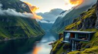 eco luxury in norwegian fjords