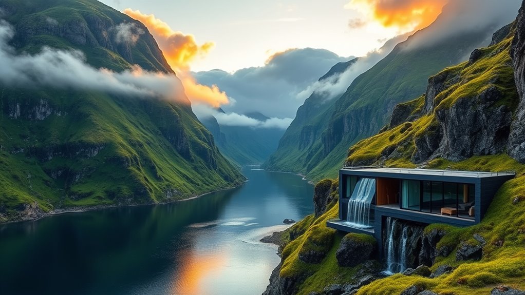 eco luxury in norwegian fjords