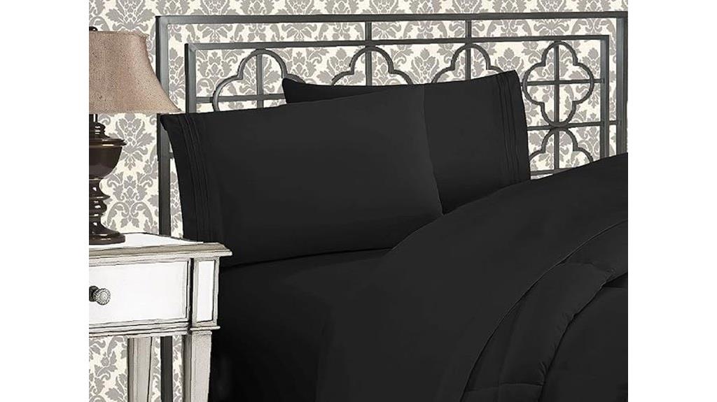 elegant comfort queen sheets