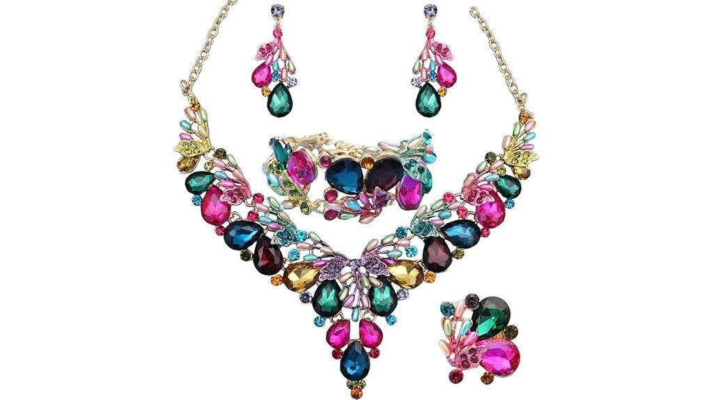 elegant jewelry set ensemble