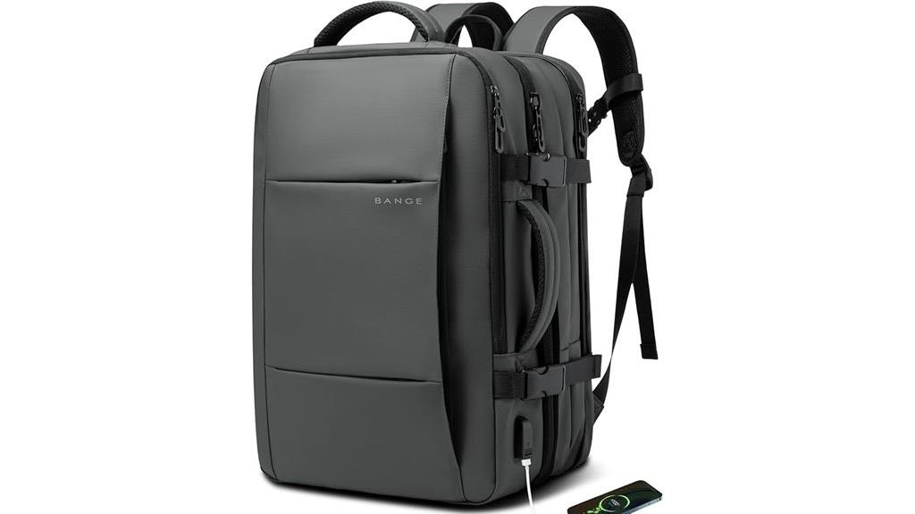 expandable travel carry on backpack