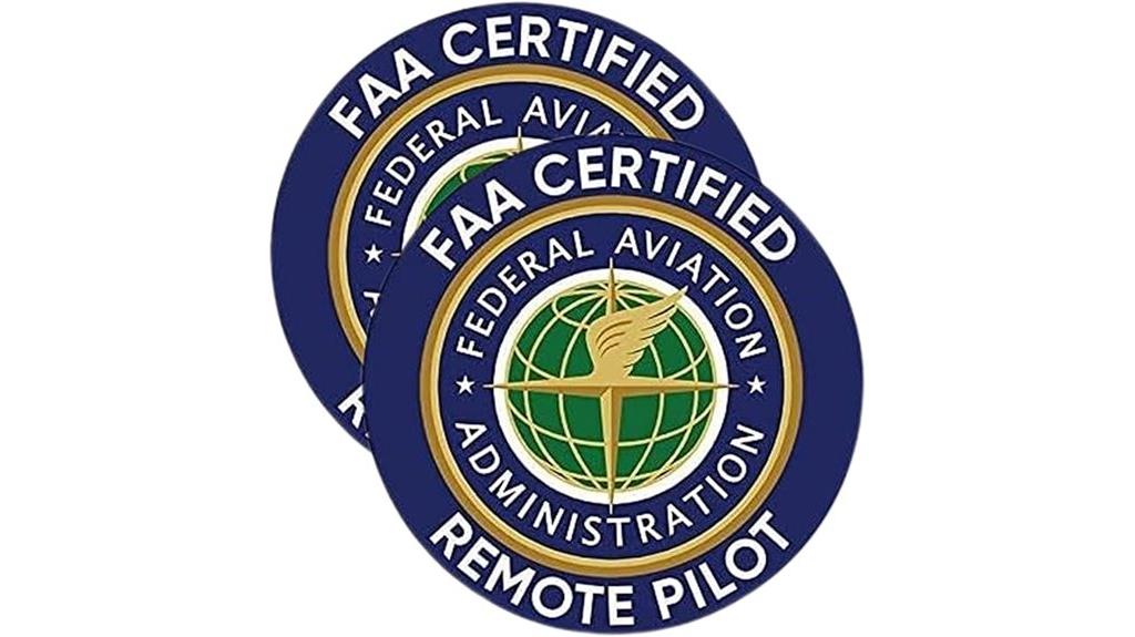 faa certified drone stickers