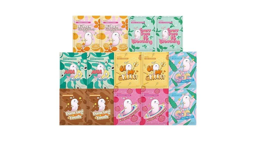 facial masks skincare bundle