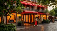 fashionable luxury accommodation paris