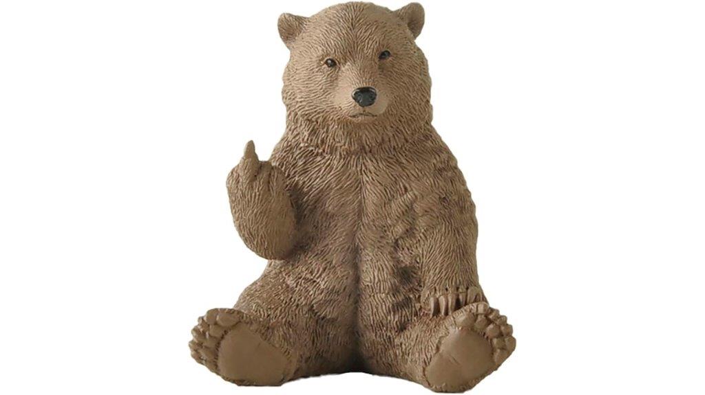 festive bear figurine gift