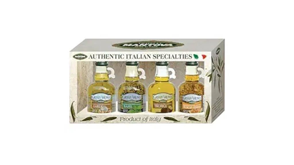 flavored olive oil gift set