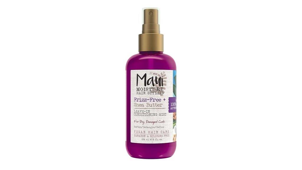 frizz free shea butter mist