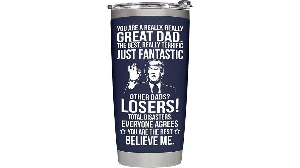funny insulated steel tumbler