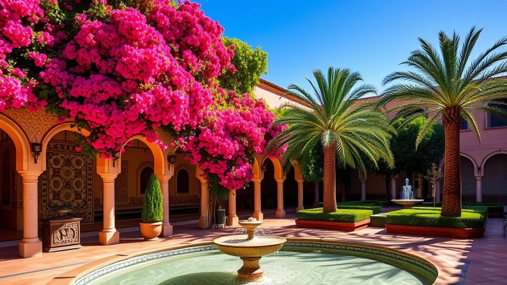 garden oasis in marrakech