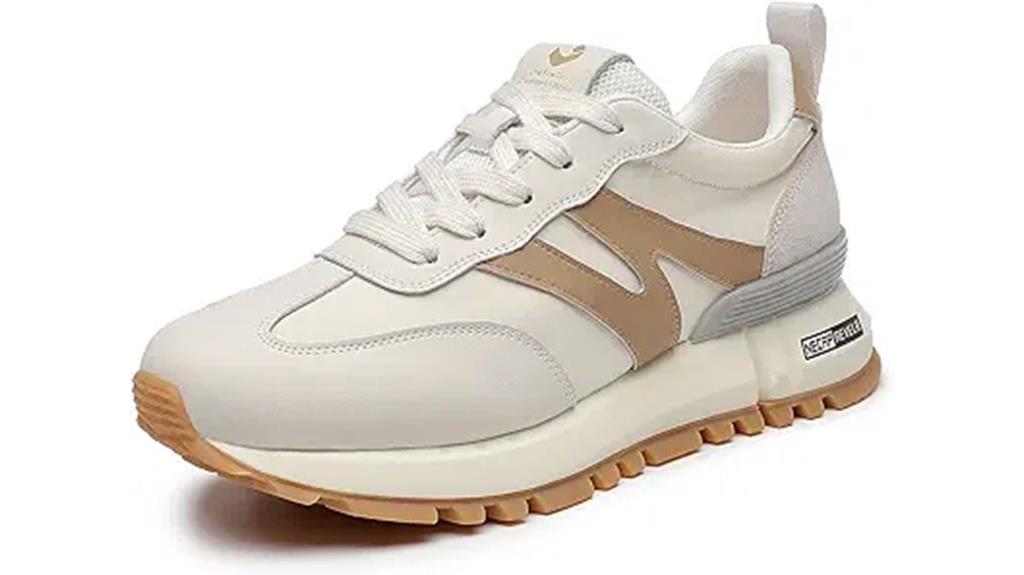 genuine leather casual sneakers