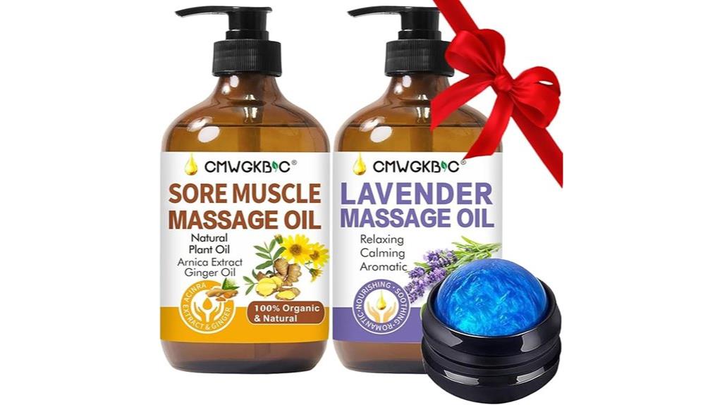 ginger lavender massage oil