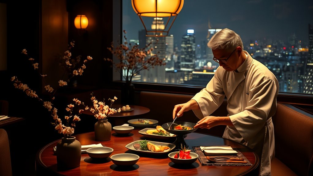 gourmet dining in ginza