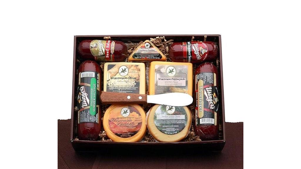 gourmet meat and cheese