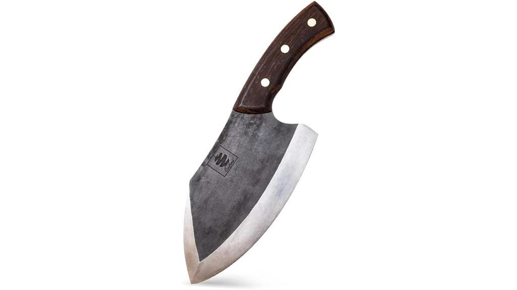 hand forged manganese chef knife