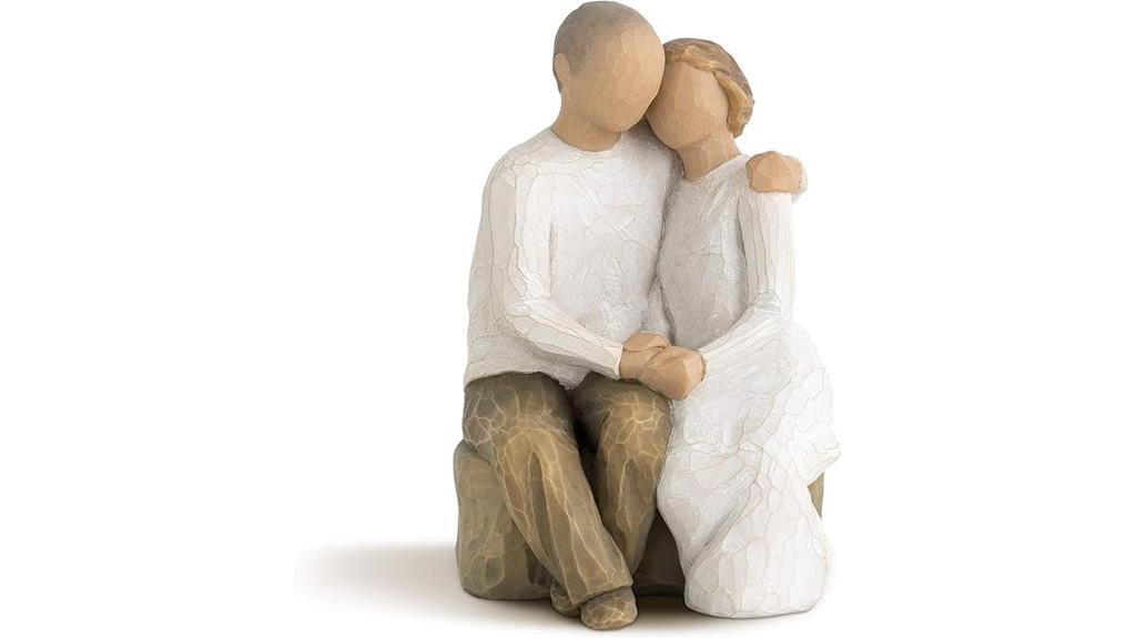 hand painted anniversary sculpture