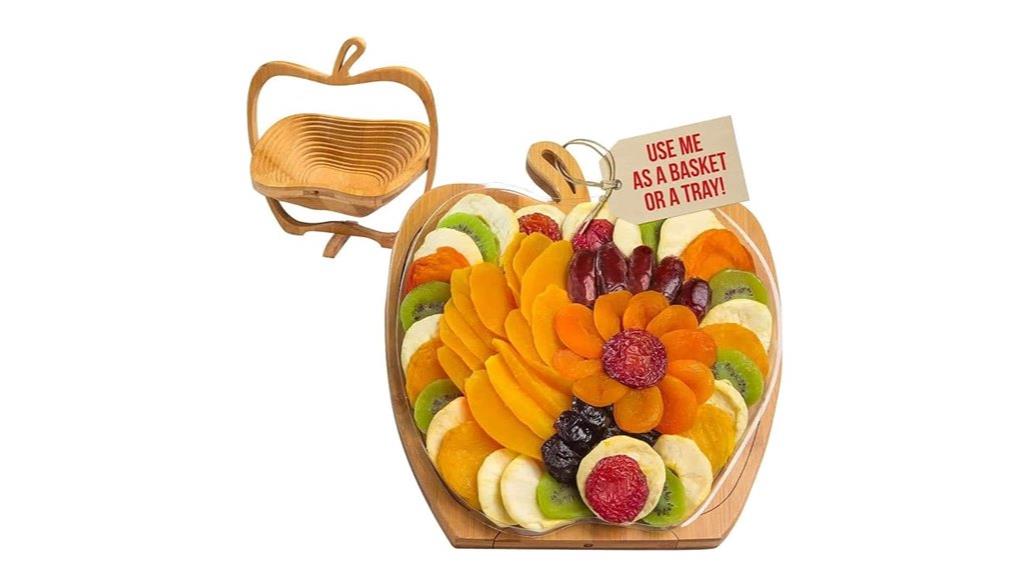 healthy dried fruit basket